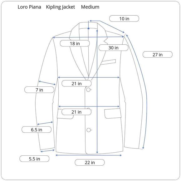 Loro Piana Cashmere Reversible Kipling Jacket Men's Medium - Picture 13 of 13